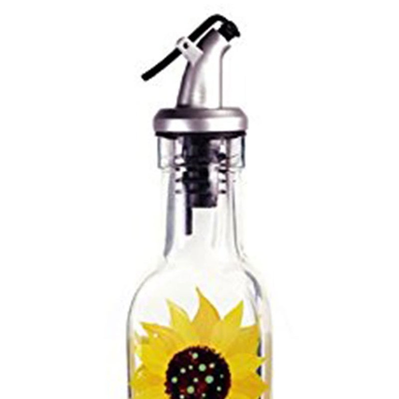 Grant Howard Glass Sunflower Oil & Vinegar Bottle - Image 2